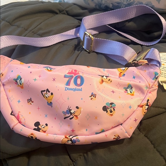 Stoney Clover Lane Pink & Lavender Disneyland 70th Classic Fanny Pack - Picture 2 of 5